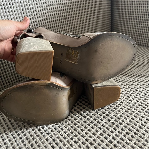 Dolce vita peep toe sandals block heel size 8.5 - Picture 5 of 9